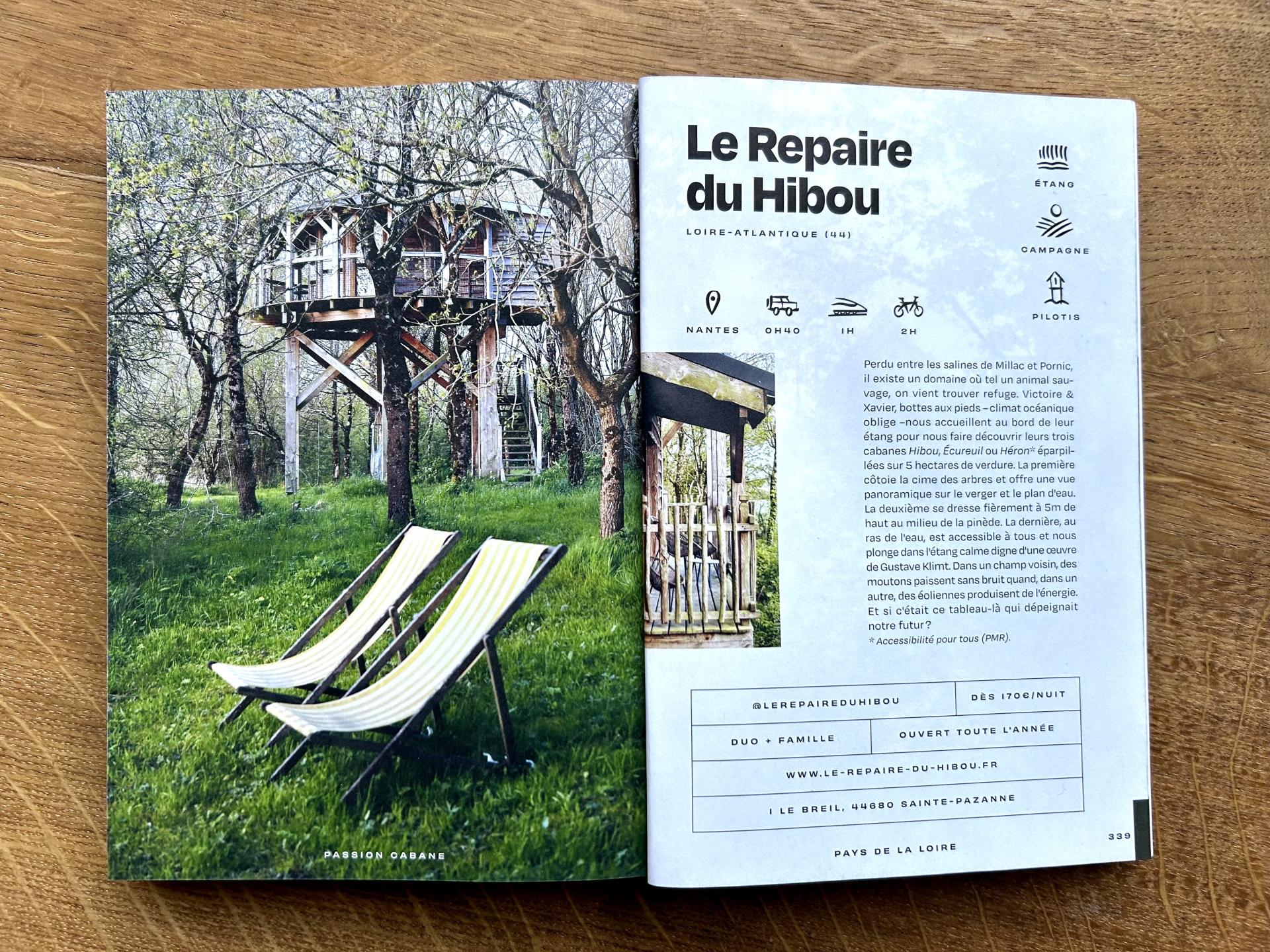 passion cabane le repaire du hibou